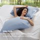 thumbnail image 3 of Juego de 2 fundas de almohada Bedsure Zipper King Rayon Bamboo Cooling, 3 of 8