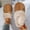 Brown, variant on Womens Faux Furs Lined Slippers Boots Cozy Fuzzy House Shoes Indoor Outdoor Closed Toed Winter Warm Shoes