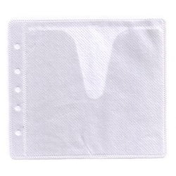 CheckOutStore 100 CD Double-sided Refill Plastic Sleeve White