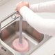 thumbnail image 5 of Desatascador de inodoro de alta resistencia | Potente desatascador con ventosa para desagües, lavabos y bañeras | Limpiador de desagües doméstico para cocina y baño | Incluye 1 desatascador de goma, 5 of 7