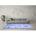 thumbnail image 3 of Ahgly Company Indoor Square Persian Blue Traditional Area Rugs, 6' Square, 3 of 4