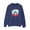 Navy Blue, variant on Elf Womens Christmas Snowglobe Sweatshirt