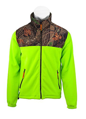 TrailCrest Childrens Fleece Jacket Full Zip Mossy Oak Camo Patterns C-Max 