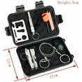 thumbnail image 3 of Kit de Survie, Équipement d'Urgence Extérieur pour Camping Randonnée Voyage Chasse Ou Aventures, 3 of 4