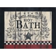 thumbnail image 4 of Gango Home Decor Contemporary Bathroom & Hot Bath; Two 16x12in Art Prints in Brown Frames, 4 of 6