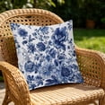 thumbnail image 6 of Ouuluon Pillow Covers Soft Pillow Case, Blue Printed Cushion Case for Living Room Sofa Bedroom Waist Back Support Home Decor, 6 of 7