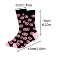 thumbnail image 3 of WJOSBXT Halloween Socks Men Women 2026 Bat Witch Hat Halloween Graphic Socks Funny Plus Size Moisture Wicking Sock Unisex, 3 of 7