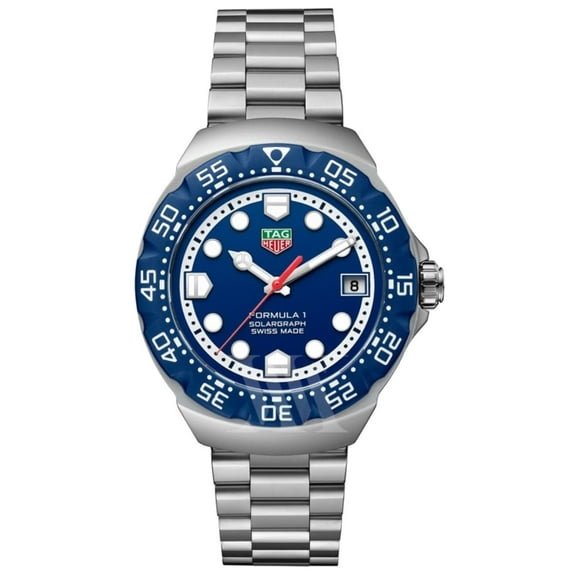 Tag Heuer Formula 1 Solargraph Blue Dial Stainless Steel Men's Watch WBY1112.BA0042