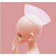 thumbnail image 5 of Peluca de pelo corto para niños, accesorio de cabeza de 60cm, 21-23cm, 1/3 Bjd, juguete DIY para niños, negro, marrón para elegir, 5 of 5