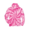 Gravity Threads Mens Tie-Dye Pullover Hoodie Sweater - Pink - 2X-Large