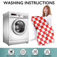 thumbnail image 6 of Red and Black Checkered Pattern Wearable Oversized Blanket,Wearable Blanket Hoodie for Adults,Cozy Hooded Blankets with Super Pockets,Super Warm Fuzzy Pullover for Women & Men, 6 of 6