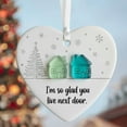 thumbnail image 3 of Heart-Shaped Sea Glass Friendship Decor Acrylic Friendship Heart Keepsake Friendship Heart Ornaments For Christmas Tree Hanging Ornaments Sea Glass Art for Best Friends, 3 of 6
