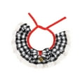 thumbnail image 2 of Fwttom Christmas Cat Collars - Festive Plaid & Delicate Lace Cat Christmas Outfit with Adjustable Straps & Jingle Bells - Christmas Decorations Adorable Holiday Pet Accessories Gift for Cats, 2 of 6