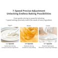 thumbnail image 4 of 7-Speed Cordless Hand Mixer for Baking - Electric Handheld Mixer with 6 Stainless Steel Attachments, Turbo Boost, Digital Display, Lightweight Cake M, 4 of 6