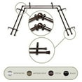 thumbnail image 2 of 5/8 inch Double Bay Curtain Rod 20"-36", 38"-72"- Cocoa, 2 of 3