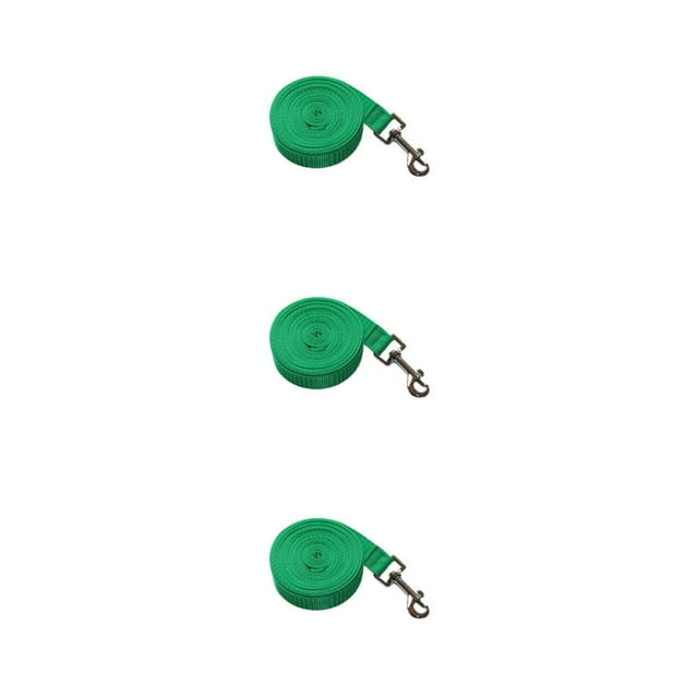 relayinert Pet-friendly And Long-lasting Dog Leash For Active Dogs Durable Widely Leash For Dogs Leash For Pet green 20m 3Set