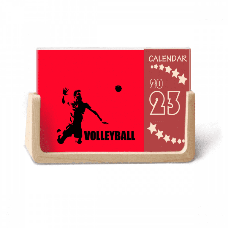 American Sports Volleyball Desk Calendar Desktop Decoration 2023 -  Walmart.com