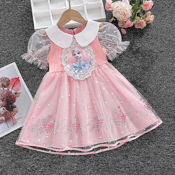Summer Frozen Elsa Princess Dress For Girls-pink-100CM(Aimia) - Walmart.ca