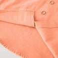thumbnail image 6 of lkfuzj 2024 Little Big Boys' & Men's Long Sleeve Button Down Cotton Casual Dress Shirt Orange, 6 of 7
