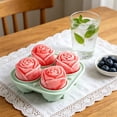 thumbnail image 3 of EGNMCR Rose Ice Cubes Ice Puck Ice Tray Spherical Molds Food-grade Silicone Ice Maker Ice cube tray, 3 of 8