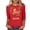 Red-Shirts, variant on Jsaierl 3/4 Length Sleeve Tops for Women Summer Round Neck Shirts Dressy Print Petite Blouses Classic Dressy Tunic Top S-5XL