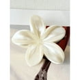 thumbnail image 4 of 1/2 Pcs Fashion Simple Shiny Egg Flower Hair Claws For Women Girls Party Hair Accessories, 4 of 9