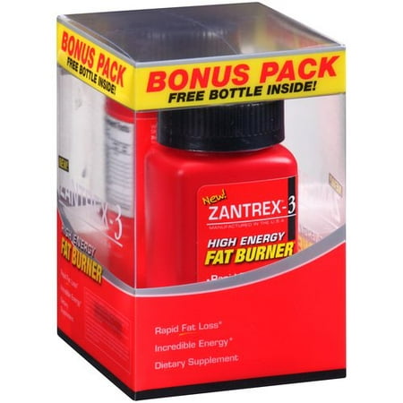 Zantrex-3 High Energy Fat Burner capsules Complément alimentaire, 36 nombre, (pack de 2)