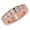 Rose Gold, variant on 2 Carat (ctw) Round Diamond Ladies Channel Set Half-Way Semi-Eternity Wedding Anniversary Stackable Ring Band Ultra Premium Collection Platinum Size-7