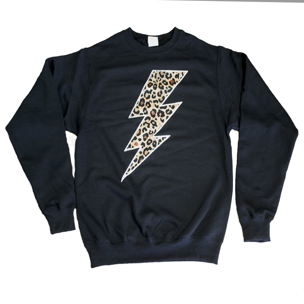 lightning bolt crewneck