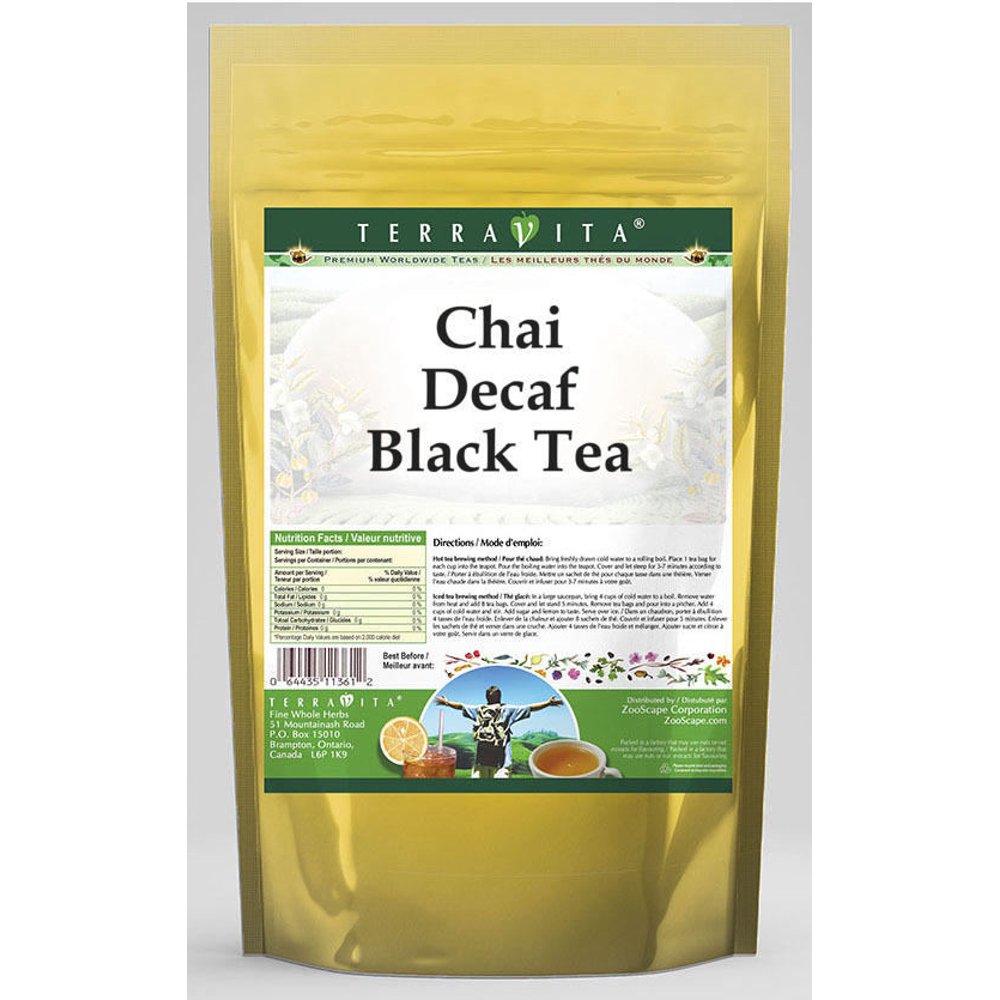 Chai Decaf Black Tea (25 Tea Bags, Zin 545244) 2Pack