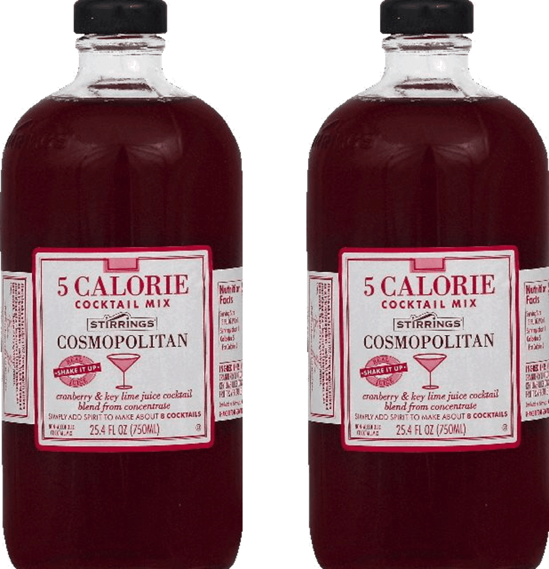 Stirrings Simple Cosmopolitan 5 Calorie NonAlcoholic Cocktail Mix, TWO