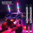 thumbnail image 3 of LED LED LUCHES, Sonido de Control Remoto Activado 1 Pies 20 Colores 12-24V IP67 Lámpara LED DE LED Impermeable Camión, 3 of 7