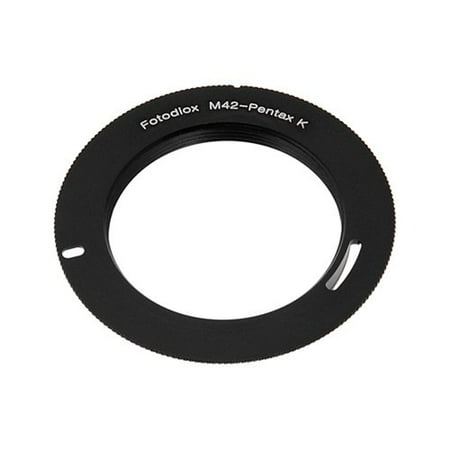 Fotodiox Lens Mount Adapter - M42 Type 1 Screw Mount SLR Lens to Pentax K (PK) Mount SLR Camera (Best M42 To Mft Adapter)