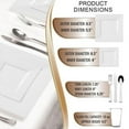 thumbnail image 2 of Smarty White Square Plastic Wedding Value Set (60 Guests), 2 of 5