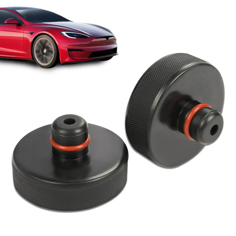 4 pieces car jack rubber pad Tesla model 3/Y/S/X for trolley jack