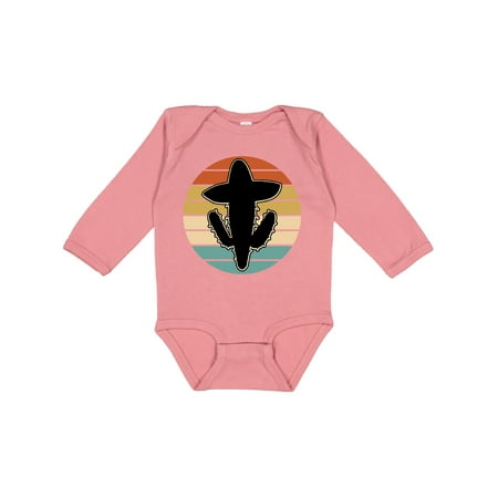 

Inktastic Cactus Cinco De Mayo Vintage Gift Baby Boy or Baby Girl Long Sleeve Bodysuit