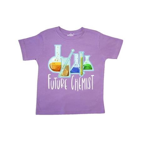

Inktastic Future Chemist with Beakers Test Tubes and Formulas Gift Toddler Boy or Toddler Girl T-Shirt