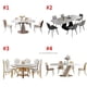 thumbnail image 2 of Luxury Dining Table And Chairs Customize Tabletop Kitchen Furniture 24 Dining Table Sets Minimalist Dining Table With 6 Seats My Lux Decor Round, 2 of 31