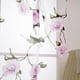thumbnail image 5 of 4 piezas floral cortina romana barra de decoración de del dormitorio Púrpura, 5 of 9