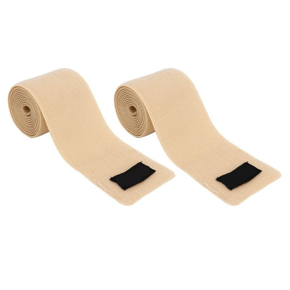 2 Paquetes Vendaje Elástico Envoltura Vendaje De Compresión Vendaje Médico Con Material De Nylon Para Esguinces De Deportes Liposucción Varicosos Venas