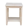thumbnail image 2 of International Concepts Unfinished Mission Tall End Table, 2 of 6