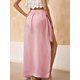 thumbnail image 2 of Traje de baño de playa para mujer, con lazo en la cintura, falda cruzada Rosado CH Rosado CH Xishao ropa, 2 of 2