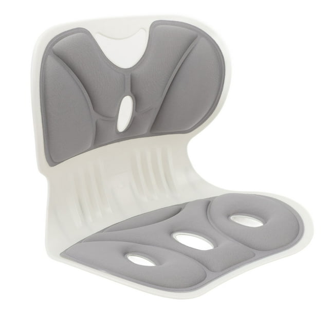 Ergonomic Chair Back Support, Lumbar Support for Posture Correction and Back for Office Chair Floor Work From Home, Patented, Petal Shaped Office Chair Seating Cushion
