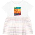 thumbnail image 3 of Inktastic Squash Player Eat Sleep Squash Repeat Girls Baby Dress, 3 of 5