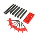 thumbnail image 3 of 7 Set 10mm Shank Lathe Turning Tool Holder Boring Bar + DCMT CCMT Carbide Insert+ Wrench, 3 of 11