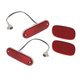 thumbnail image 1 of Reflector de extremo de parachoques trasero Exterior, juego de lámpara de señal de marcador lateral, luz roja para Toyota RAV4 1996-2004 81910-42010, 1 of 1