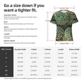 thumbnail image 4 of Bixox Men's Succulents Printed Short Sleeve Skinny Athletic T-Shirt, 4 of 6