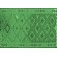 thumbnail image 1 of Ahgly Company Indoor Rectangle Oriental Emerald Green Traditional Area Rugs, 2' x 4', 1 of 4