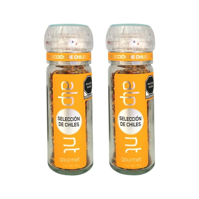 ALPONT GOURMET Molinillo Selección de Chiles 45g 2 Piezas