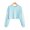 Sky Blue, variant on Sherrylily Girls Kids Crop Tops Long Sleeve Daisy Printed Fashion Pullover